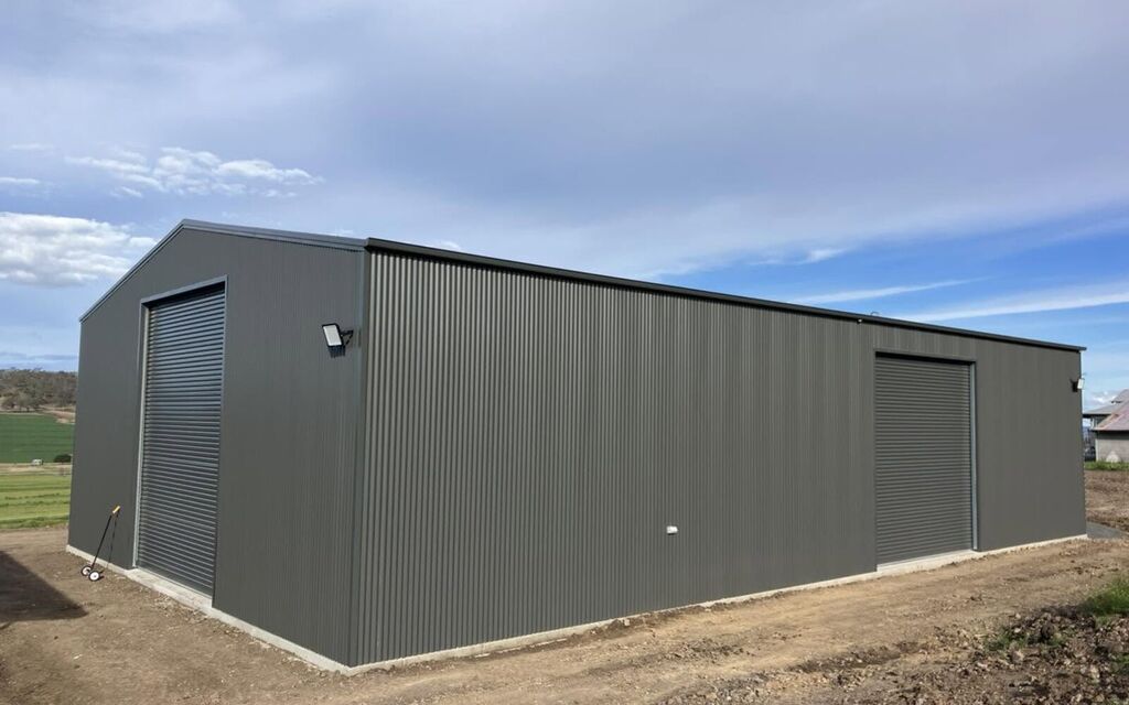Large rural shed built by Mark Collins Builder near Warwick